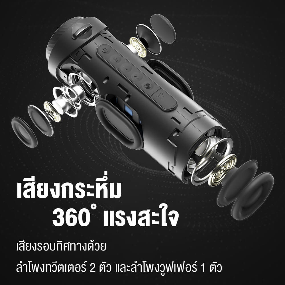 ลำโพงบลูทูธ TRONSMART T7 30W - สีน้ำเงิน_2